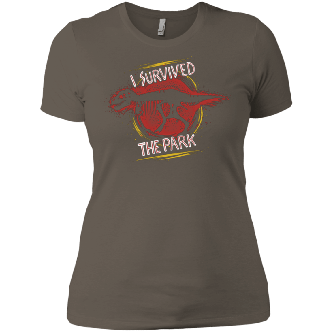 T-Shirts Warm Grey / X-Small I SURVIVED THE PARK Women's Premium T-Shirt