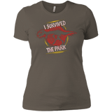 T-Shirts Warm Grey / X-Small I SURVIVED THE PARK Women's Premium T-Shirt