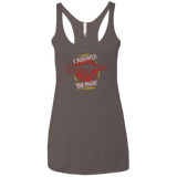 T-Shirts Macchiato / X-Small I SURVIVED THE PARK Women's Triblend Racerback Tank