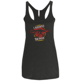 T-Shirts Vintage Black / X-Small I SURVIVED THE PARK Women's Triblend Racerback Tank