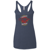 T-Shirts Vintage Navy / X-Small I SURVIVED THE PARK Women's Triblend Racerback Tank