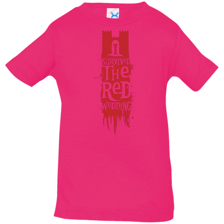 T-Shirts Hot Pink / 6 Months I Survived the Red Wedding Infant PremiumT-Shirt