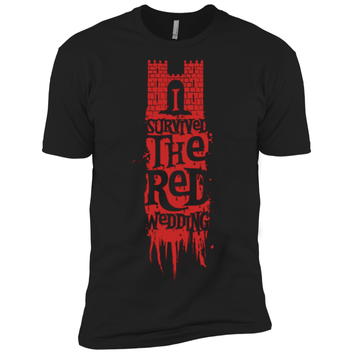 T-Shirts Black / X-Small I Survived the Red Wedding Men's Premium T-Shirt