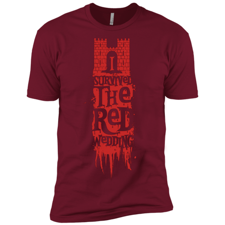 T-Shirts Cardinal / X-Small I Survived the Red Wedding Men's Premium T-Shirt