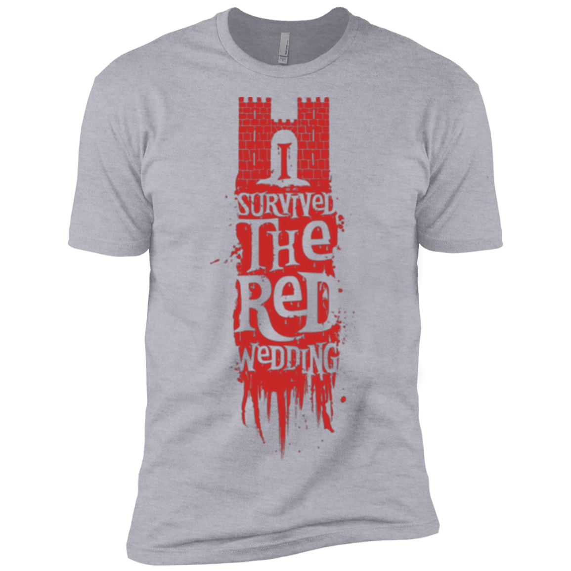 T-Shirts Heather Grey / X-Small I Survived the Red Wedding Men's Premium T-Shirt