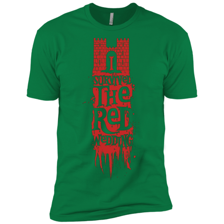 T-Shirts Kelly Green / X-Small I Survived the Red Wedding Men's Premium T-Shirt