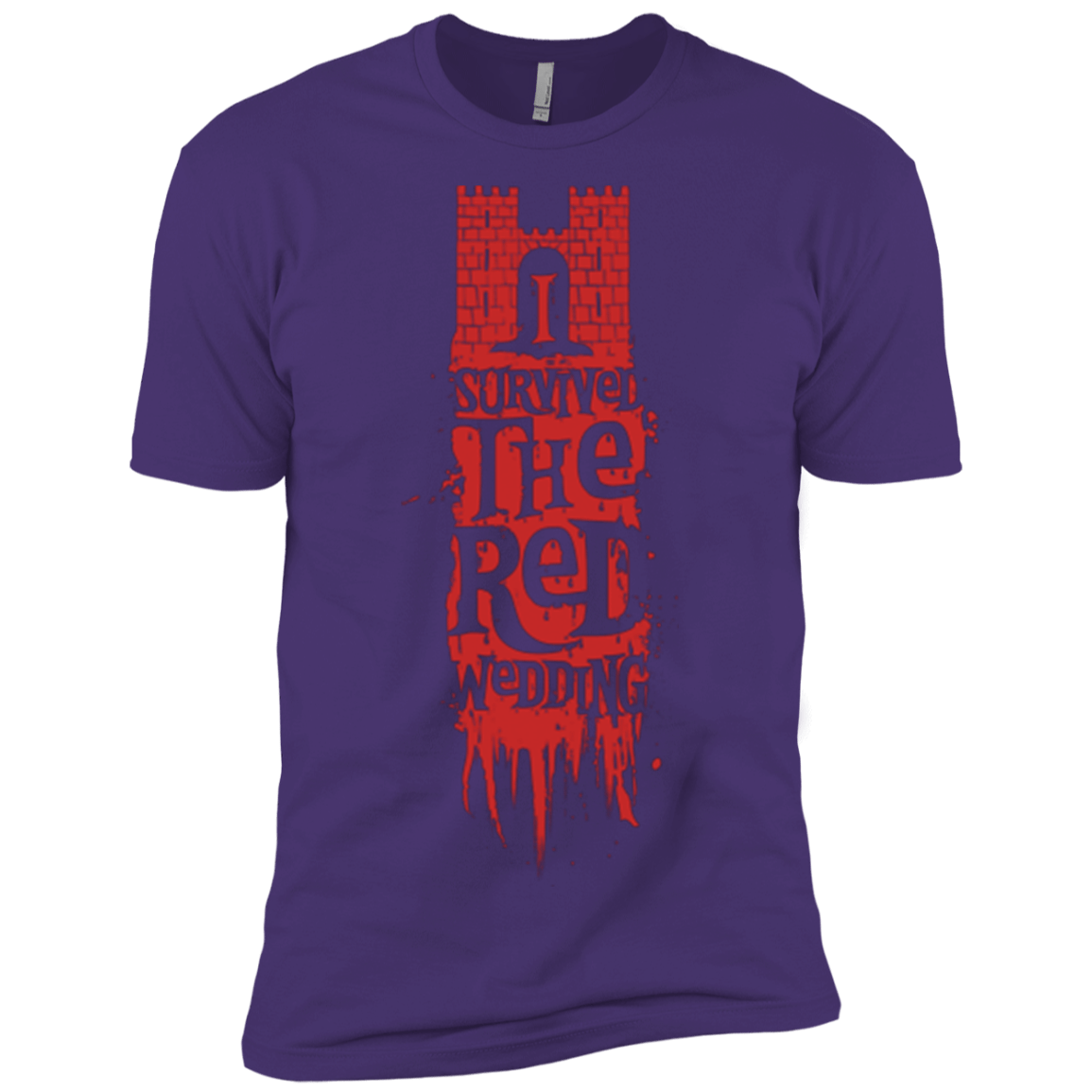 T-Shirts Purple / X-Small I Survived the Red Wedding Men's Premium T-Shirt