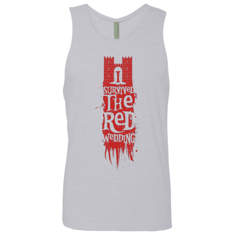 T-Shirts Heather Grey / Small I Survived the Red Wedding Men's Premium Tank Top