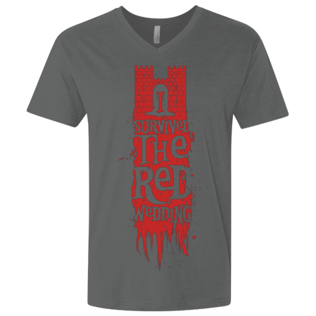 T-Shirts Heavy Metal / X-Small I Survived the Red Wedding Men's Premium V-Neck