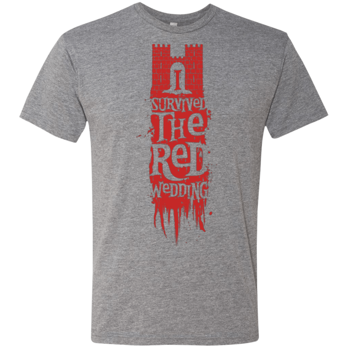 T-Shirts Premium Heather / Small I Survived the Red Wedding Men's Triblend T-Shirt