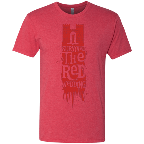 T-Shirts Vintage Red / Small I Survived the Red Wedding Men's Triblend T-Shirt
