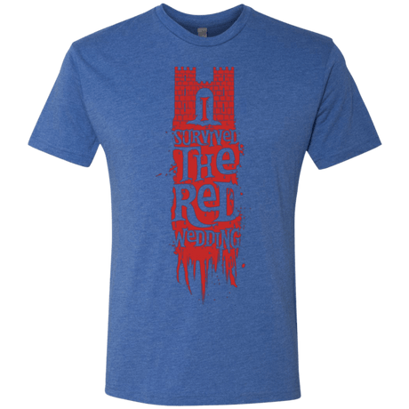T-Shirts Vintage Royal / Small I Survived the Red Wedding Men's Triblend T-Shirt