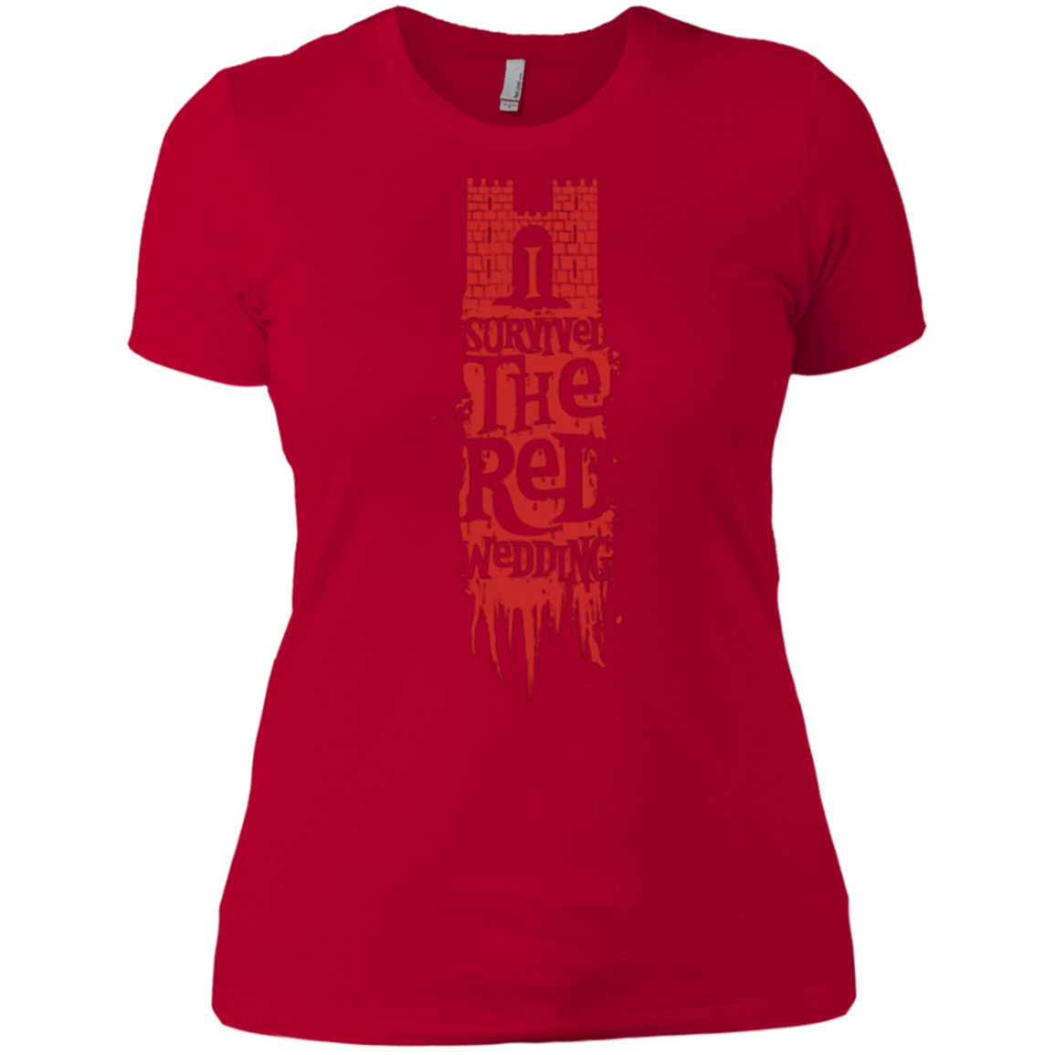 T-Shirts Red / X-Small I Survived the Red Wedding Women's Premium T-Shirt