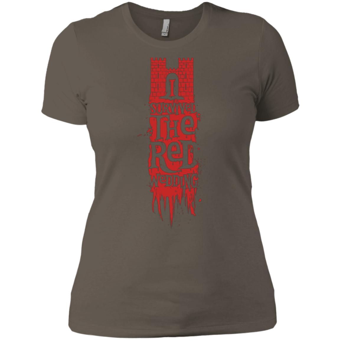T-Shirts Warm Grey / X-Small I Survived the Red Wedding Women's Premium T-Shirt