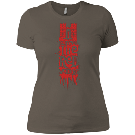 T-Shirts Warm Grey / X-Small I Survived the Red Wedding Women's Premium T-Shirt