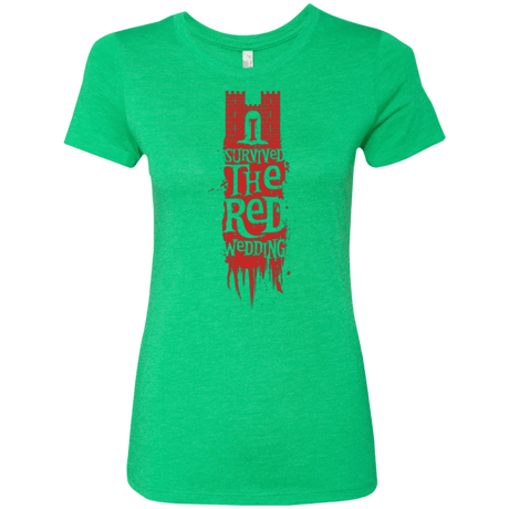 T-Shirts Envy / Small I Survived the Red Wedding Women's Triblend T-Shirt