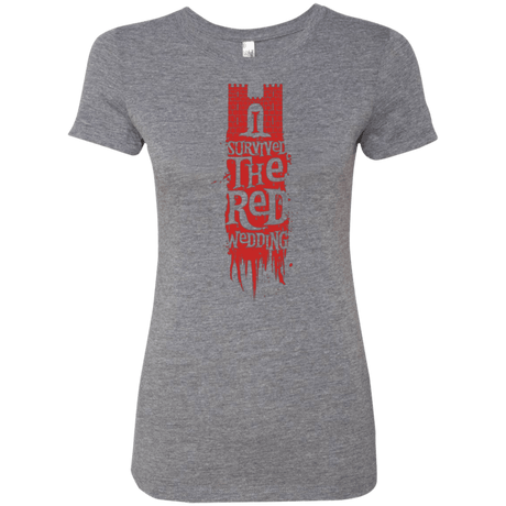 T-Shirts Premium Heather / Small I Survived the Red Wedding Women's Triblend T-Shirt