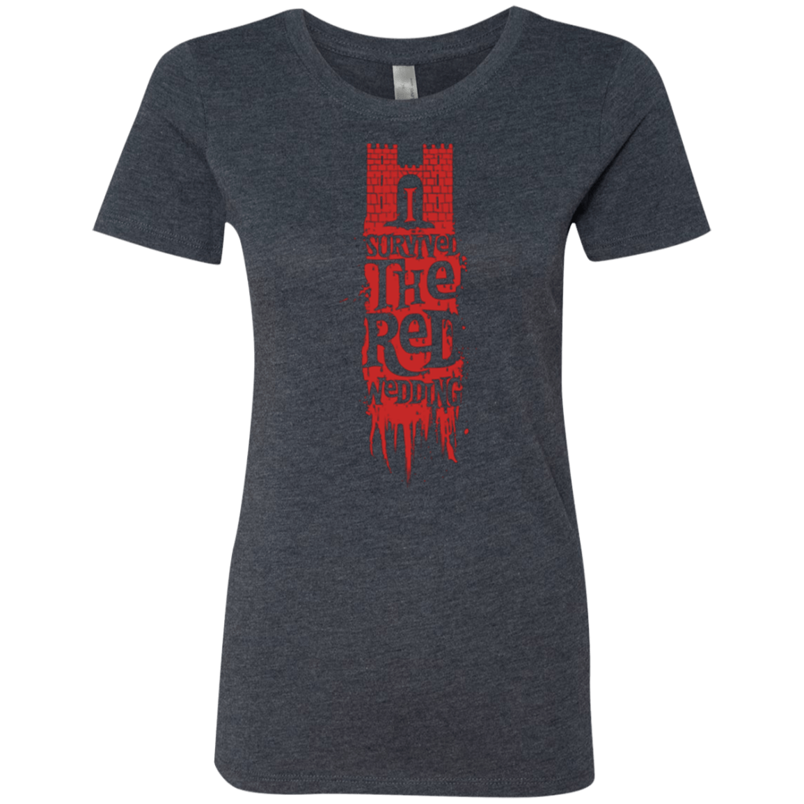 T-Shirts Vintage Navy / Small I Survived the Red Wedding Women's Triblend T-Shirt