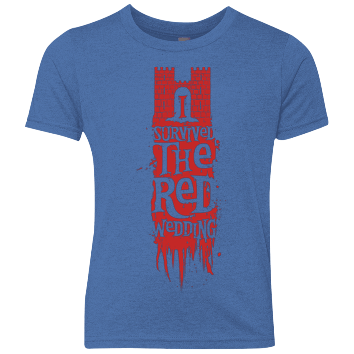 T-Shirts Vintage Royal / YXS I Survived the Red Wedding Youth Triblend T-Shirt