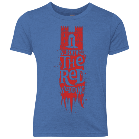 T-Shirts Vintage Royal / YXS I Survived the Red Wedding Youth Triblend T-Shirt