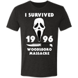 T-Shirts Vintage Black / S I Survived Woodsboro Massacre Men's Triblend T-Shirt