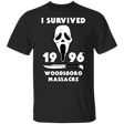 T-Shirts Black / S I Survived Woodsboro Massacre T-Shirt