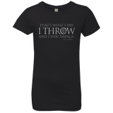 T-Shirts Black / YXS I Throw Girls Premium T-Shirt