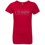 T-Shirts Red / YXS I Throw Girls Premium T-Shirt