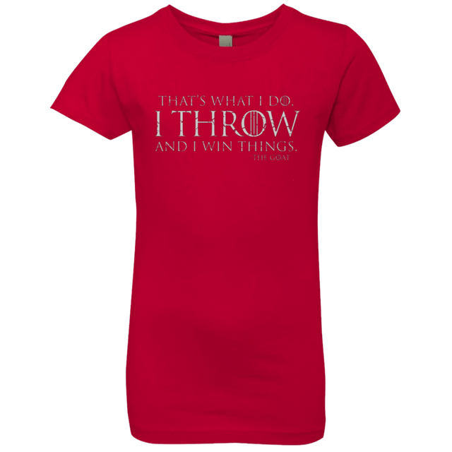 T-Shirts Red / YXS I Throw Girls Premium T-Shirt