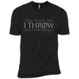 T-Shirts Black / X-Small I Throw Men's Premium T-Shirt