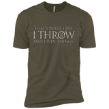 T-Shirts Military Green / X-Small I Throw Men's Premium T-Shirt