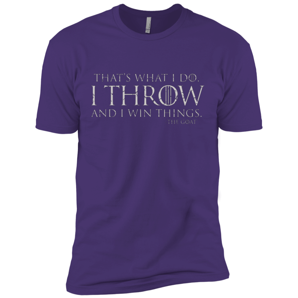 T-Shirts Purple / X-Small I Throw Men's Premium T-Shirt