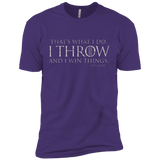 T-Shirts Purple / X-Small I Throw Men's Premium T-Shirt