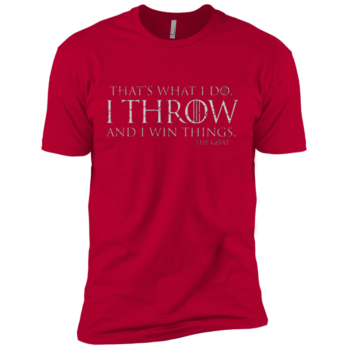 T-Shirts Red / X-Small I Throw Men's Premium T-Shirt