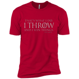 T-Shirts Red / X-Small I Throw Men's Premium T-Shirt