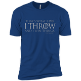 T-Shirts Royal / X-Small I Throw Men's Premium T-Shirt