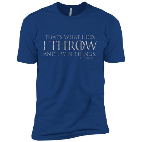 T-Shirts Royal / X-Small I Throw Men's Premium T-Shirt