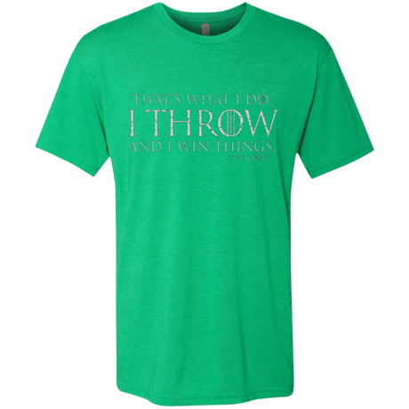 T-Shirts Envy / Small I Throw Men's Triblend T-Shirt