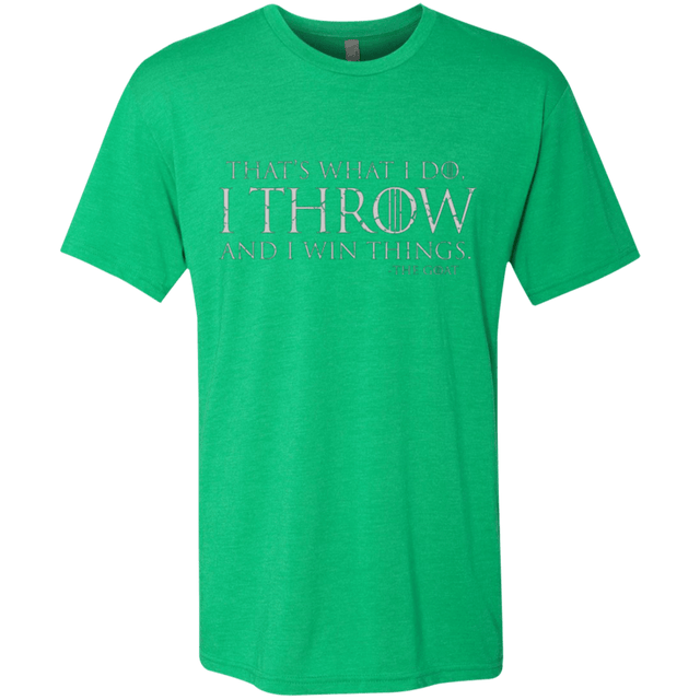 T-Shirts Envy / Small I Throw Men's Triblend T-Shirt