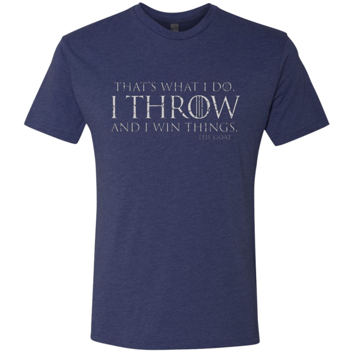 T-Shirts Vintage Navy / Small I Throw Men's Triblend T-Shirt