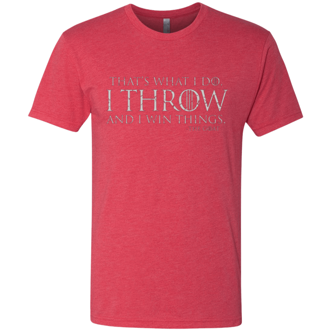 T-Shirts Vintage Red / Small I Throw Men's Triblend T-Shirt
