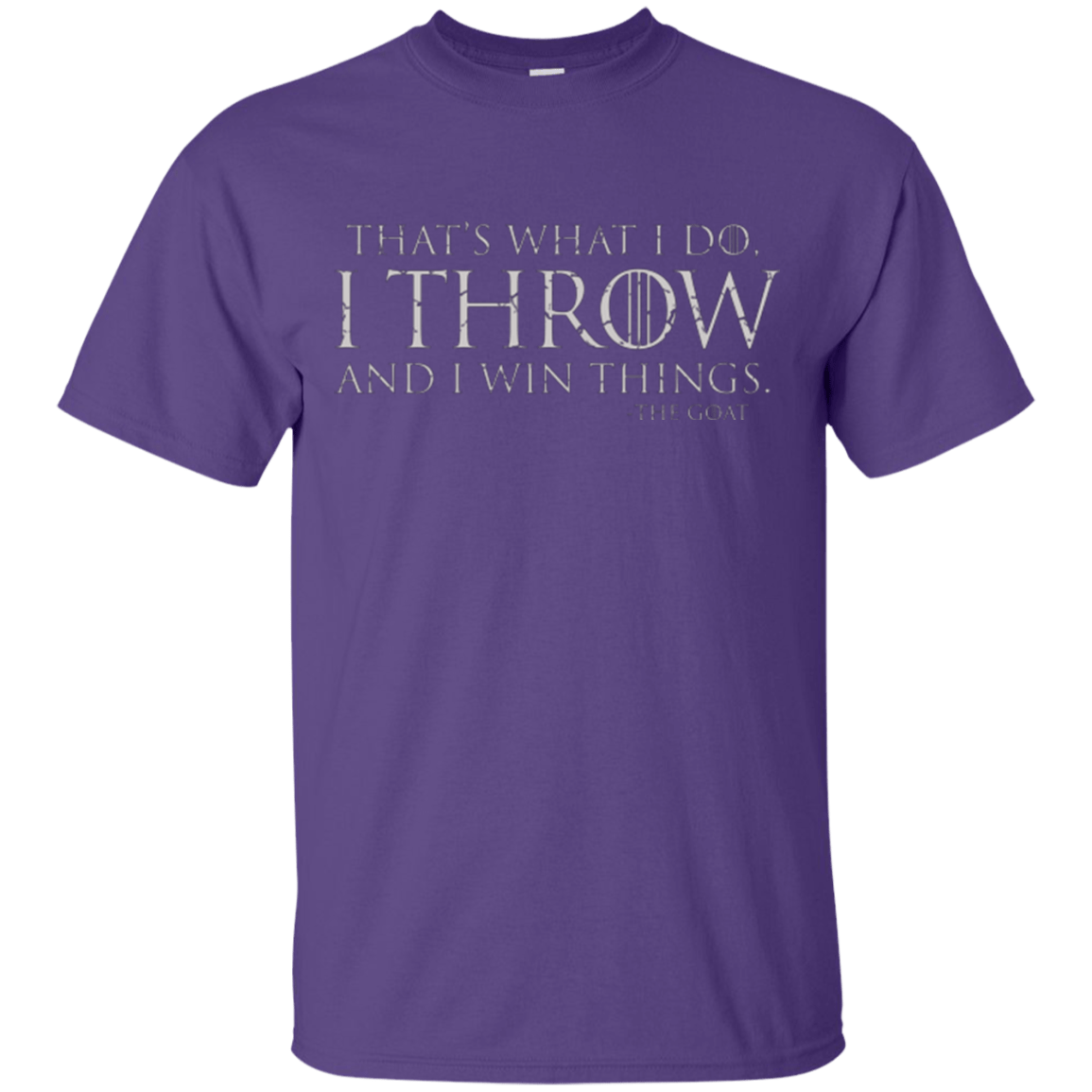 T-Shirts Purple / Small I Throw T-Shirt