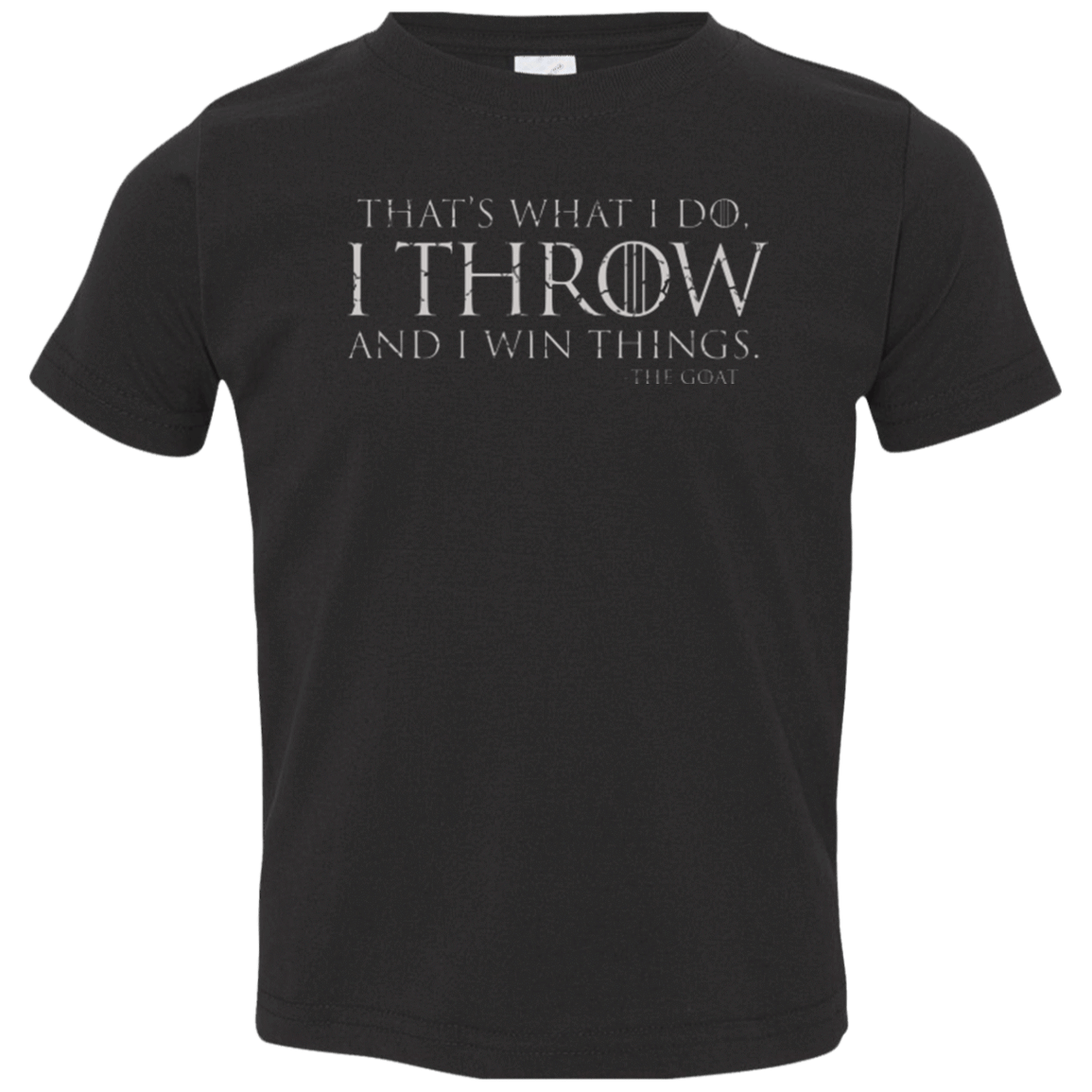 T-Shirts Black / 2T I Throw Toddler Premium T-Shirt