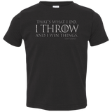 T-Shirts Black / 2T I Throw Toddler Premium T-Shirt