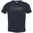 T-Shirts Navy / 2T I Throw Toddler Premium T-Shirt