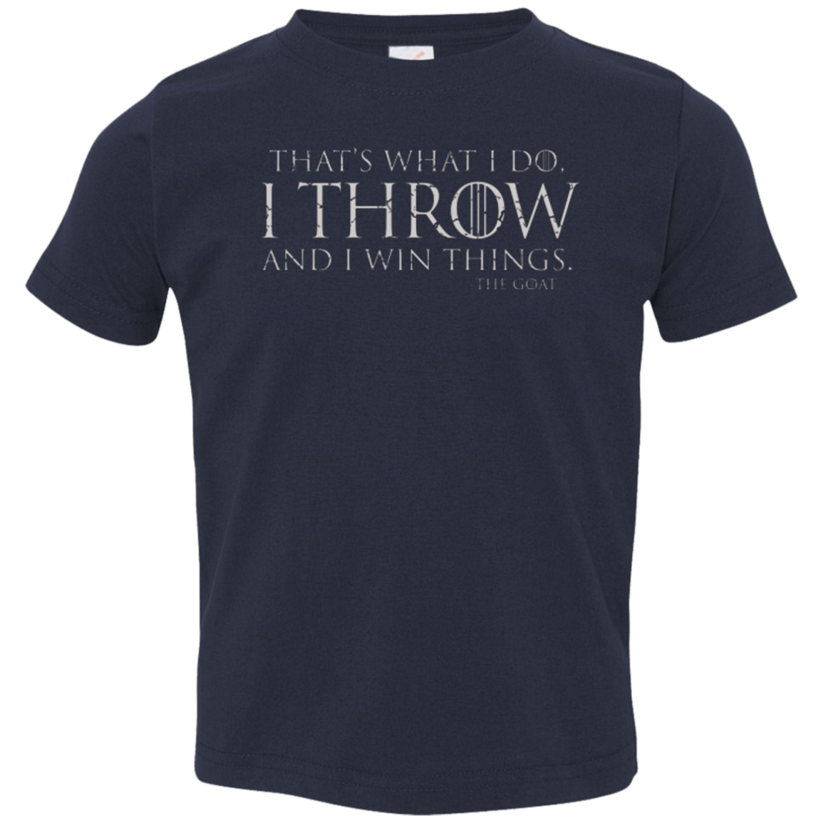 T-Shirts Navy / 2T I Throw Toddler Premium T-Shirt