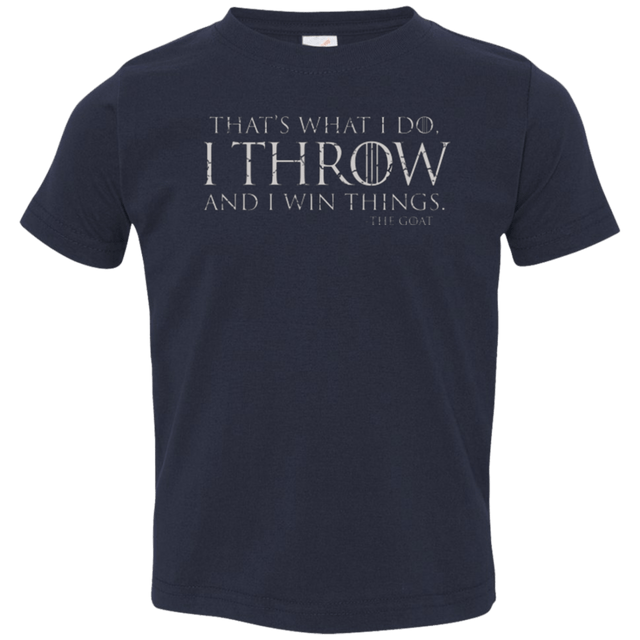 T-Shirts Navy / 2T I Throw Toddler Premium T-Shirt