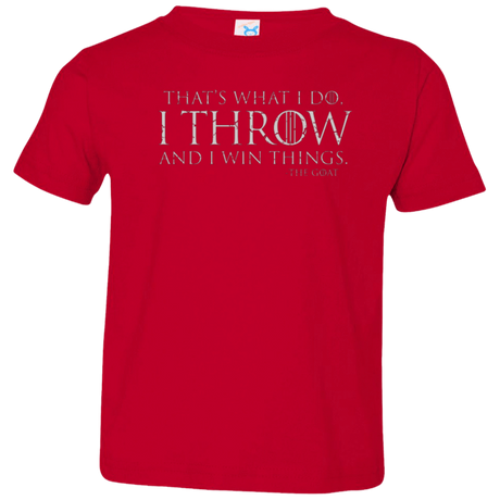 T-Shirts Red / 2T I Throw Toddler Premium T-Shirt