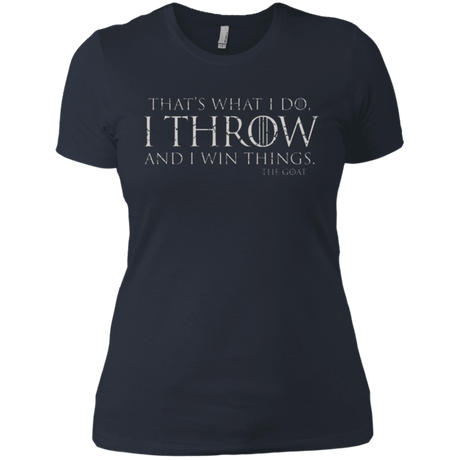 T-Shirts Indigo / X-Small I Throw Women's Premium T-Shirt