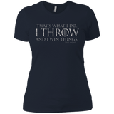 I Throw Women's Premium T-Shirt